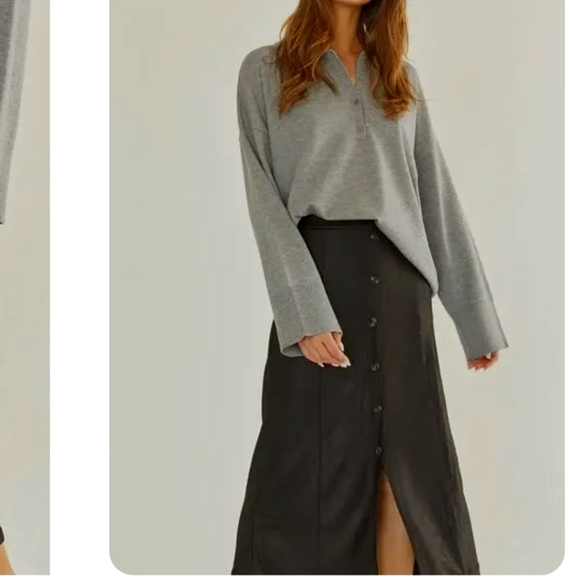 L. Love Dresses & Skirts - L Love vegan black suede skirt sz medium *K